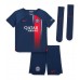 Paris Saint-Germain Marquinhos #5 Hjemmedraktsett Barn 2023-24 Korte ermer (+ Korte bukser)